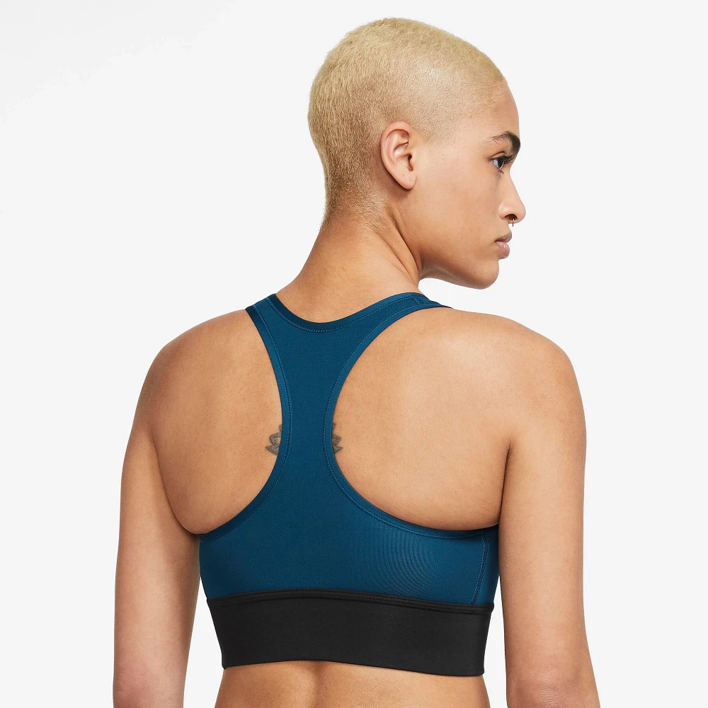 Women's Nike Dri-FIT Swoosh Longline Bra - Image 2
