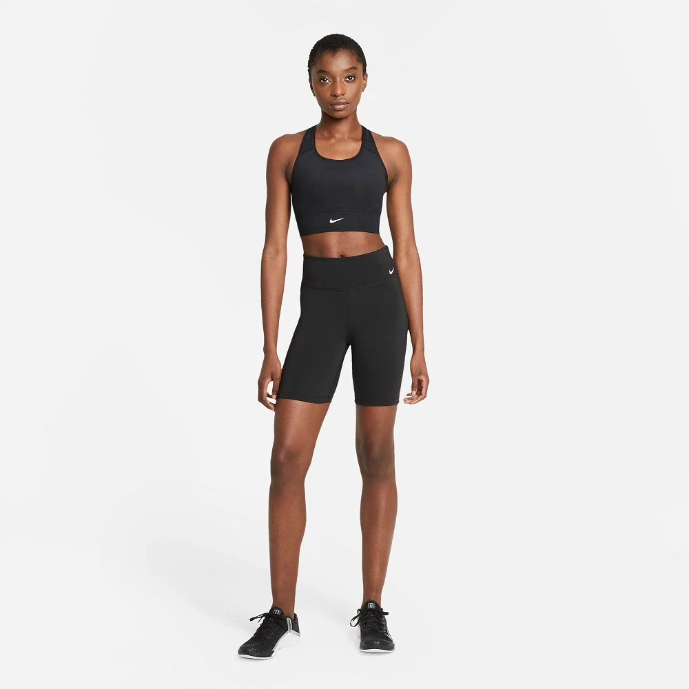 Women's Nike Dri-FIT Swoosh Longline Bra - Image 6