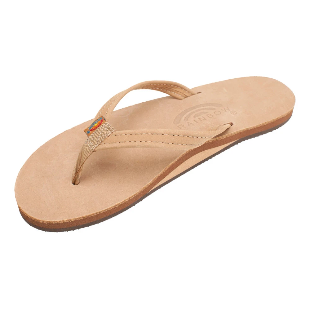 Women's Rainbow Single Layer Narrow Premier Leather