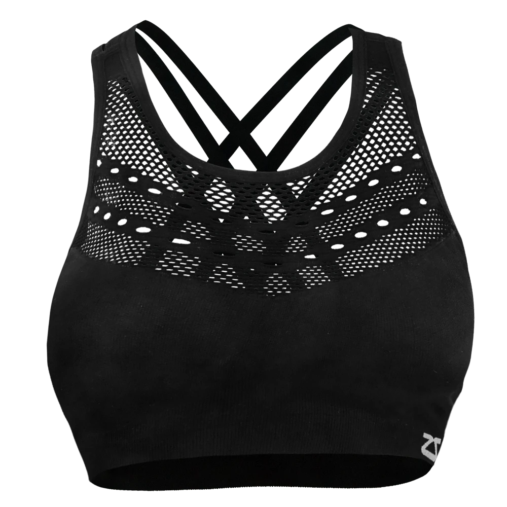 Women's Zensah High Neck Sports Bra - Image 2