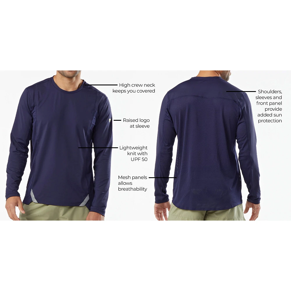 Men's Korsa Ventilate Long Sleeve UPF 50 Tee - Image 12