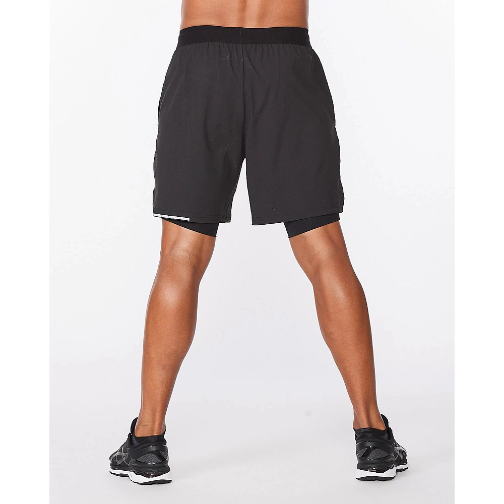 Men's 2XU Aero 2-In-1 7-inch Shorts - Image 2