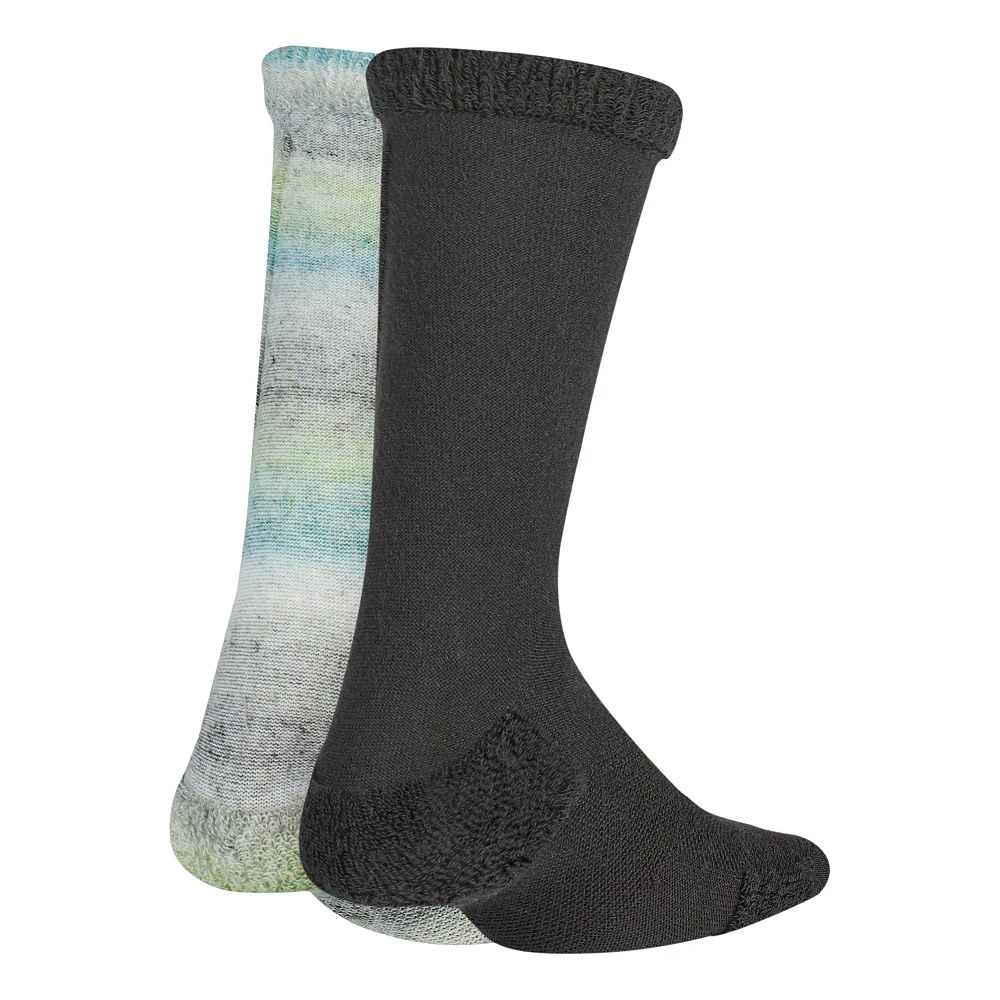 Kids Nike Swoosh Cushioned Crew 2 Pack Socks - Image 2