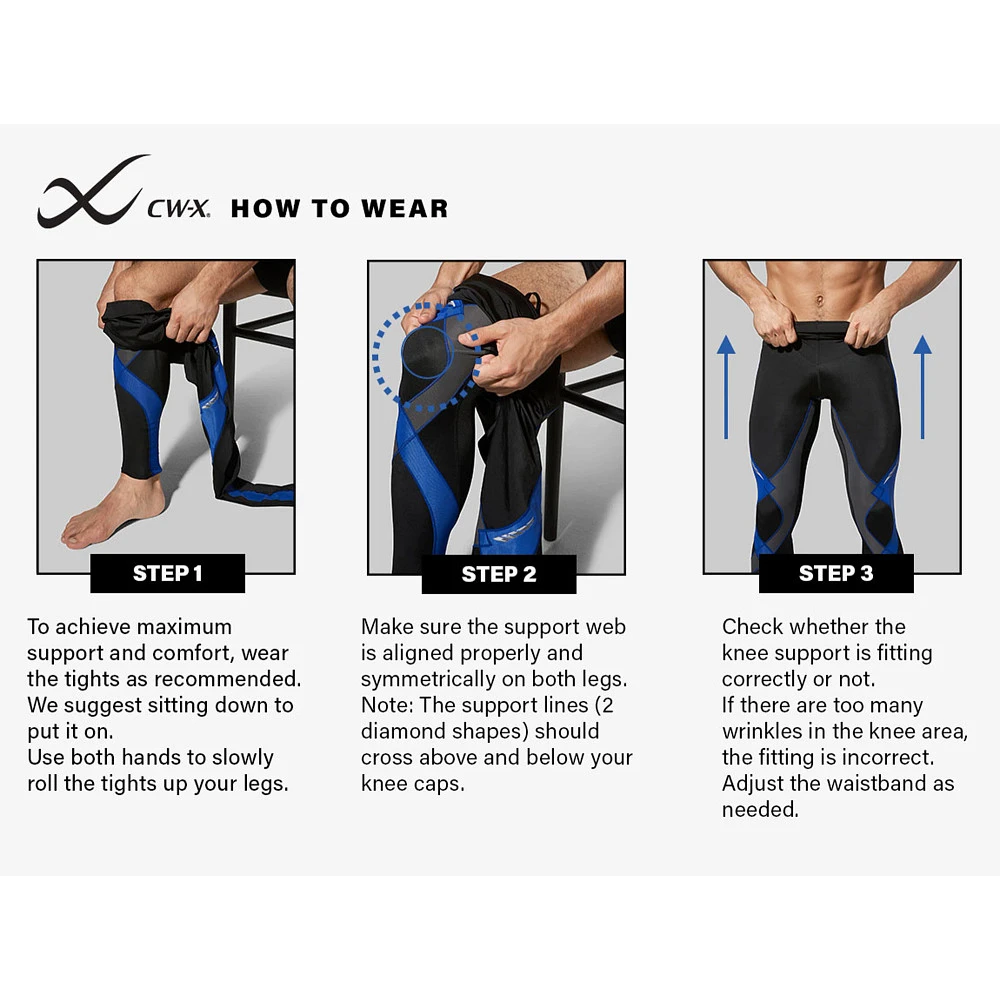 Men's CW-X Stabilyx Joint Support 3/4 Compression - Image 6