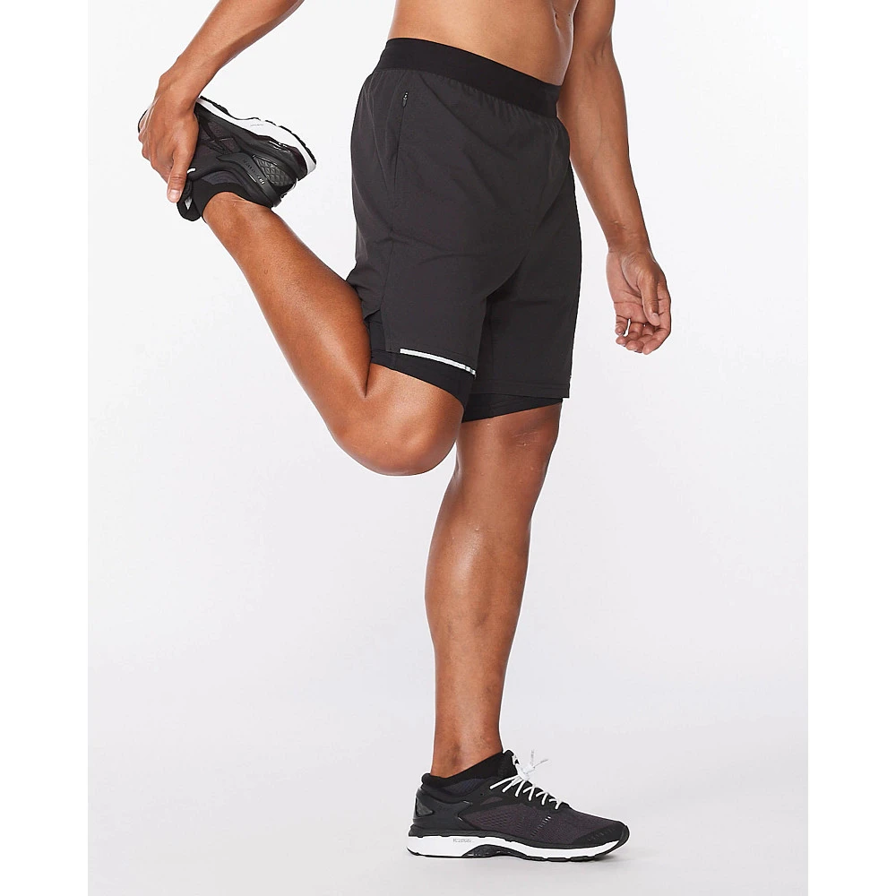 Men's 2XU Aero 2-In-1 7-inch Shorts - Image 4