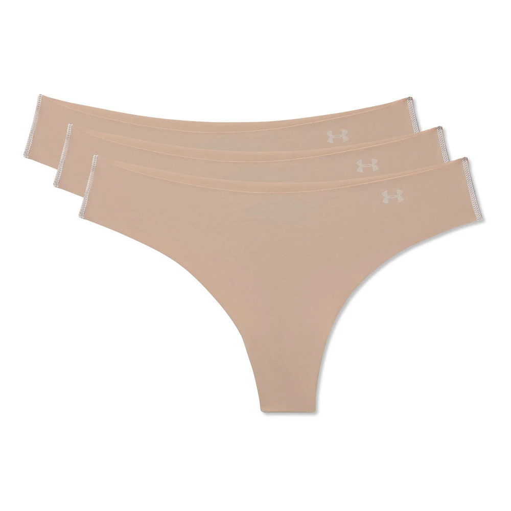 Women's Under Armour Pure Stretch Thong 3 Pack - Image 3