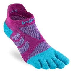 Women's Injinji Ultra Run No Show CoolMax Socks